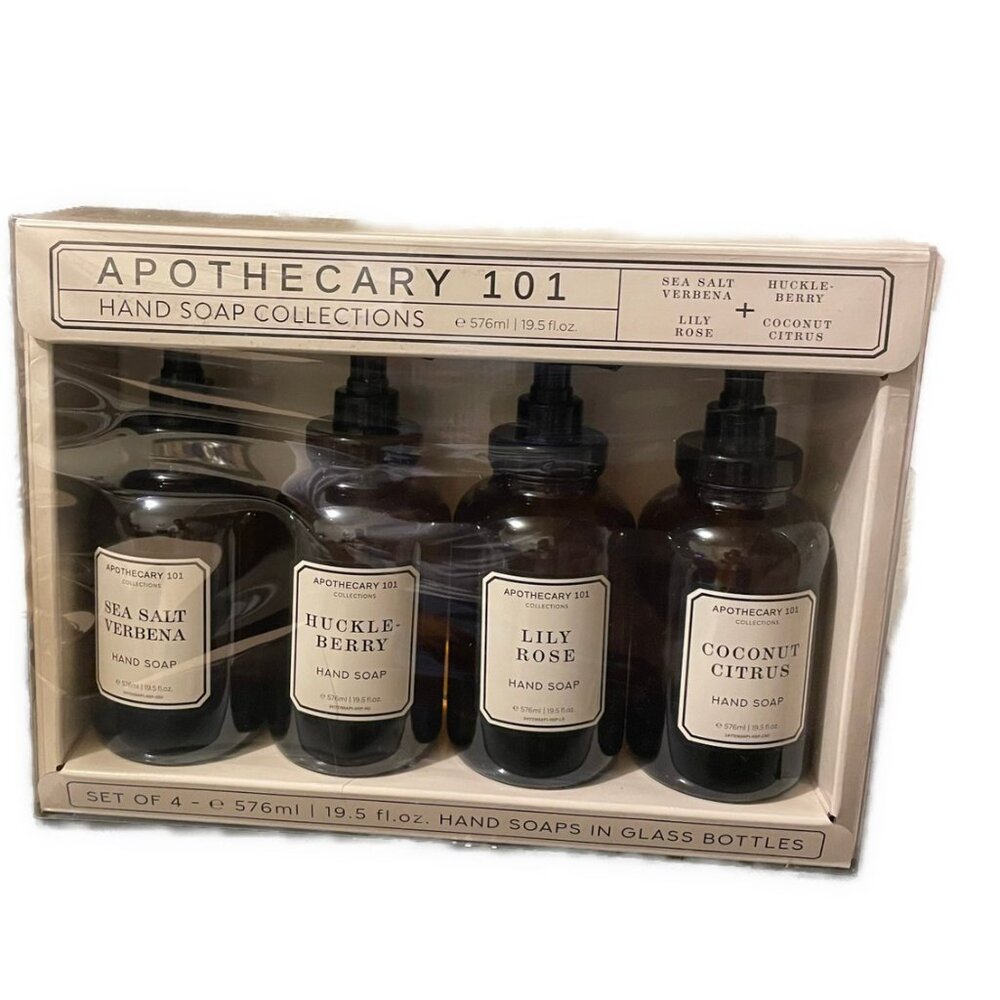 Apothecary Gift Set Collections 4 19.5 fl oz Bottles